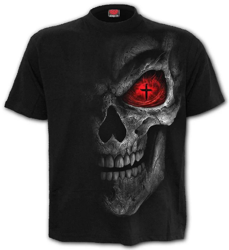 Casual Sneakers Death Stare - T-Shirt Black
