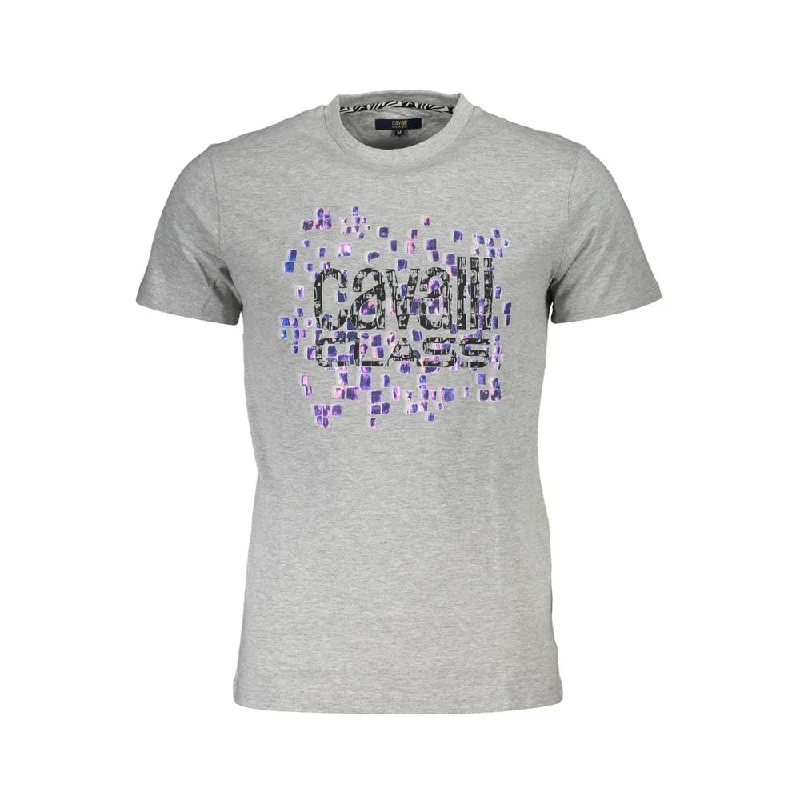Soft Knitwear Cavalli Class  Cotton Men's T-Shirt