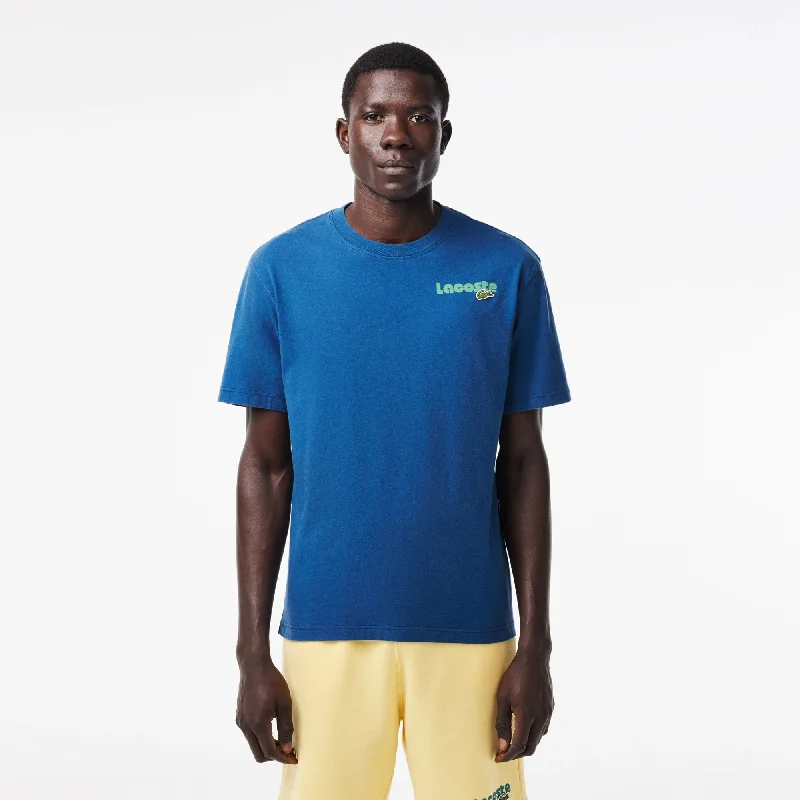 Cool Streetwear Lacoste Men's Washed Effect T-Shirt