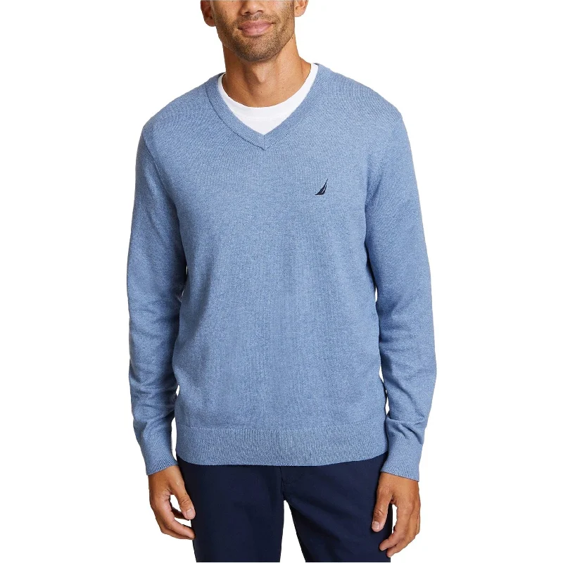 All-Weather Wear Nautica Mens Lightweight Pullover Sweater, Blue, X-Small