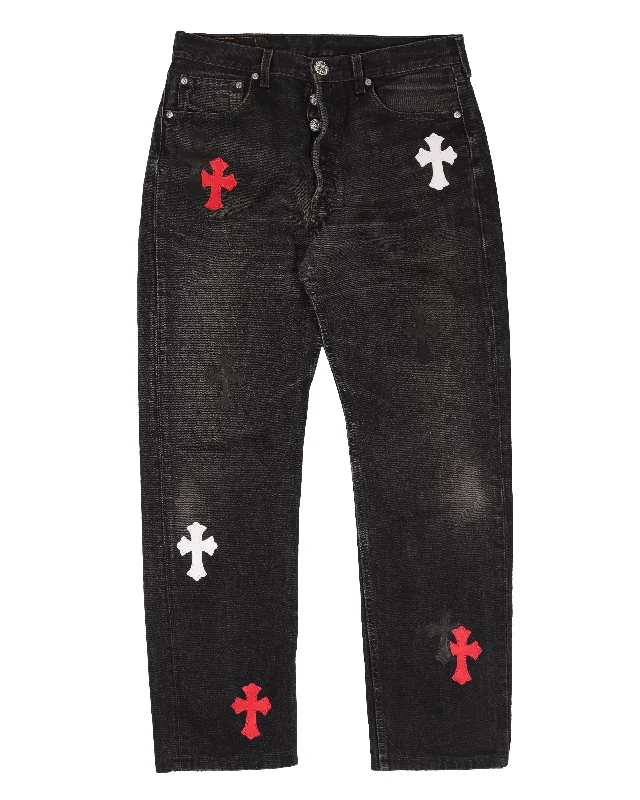 Relaxed Wearables Drake Levi's Cross Patch Denim (Miami Exclusive)