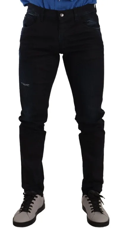 Comfy Suits Dolce & Gabbana Elegant Slim Fit    Men's Jeans