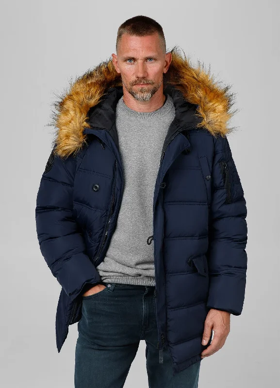 Comfortable Wearables Men's winter  hooded parka jacket Kingston II