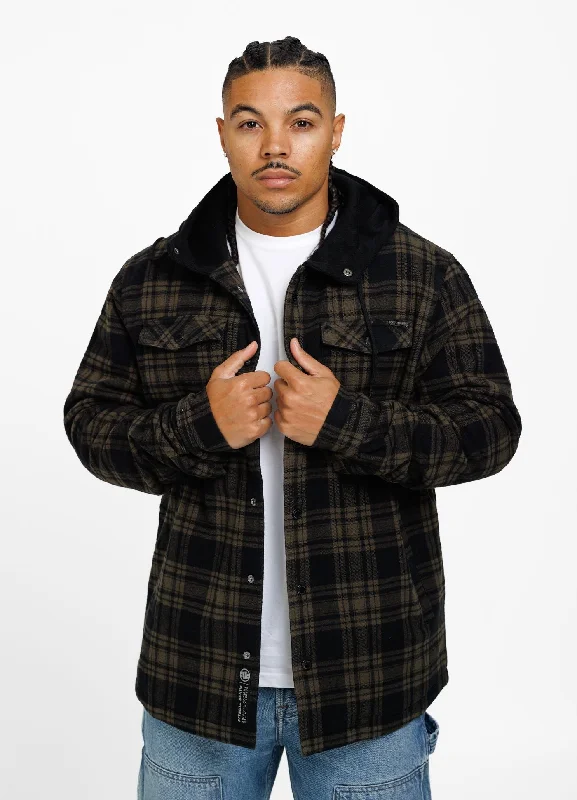 Outdoor Essentials Wear Hooded Padded Flannel Shirt Pioneer
