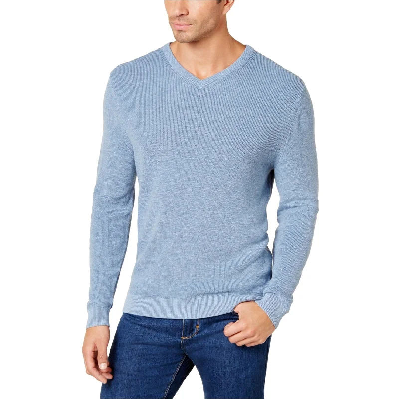 Comfortable Knitwear Tommy Bahama Mens Las Palmas Reversible Pullover Sweater, Blue, Small
