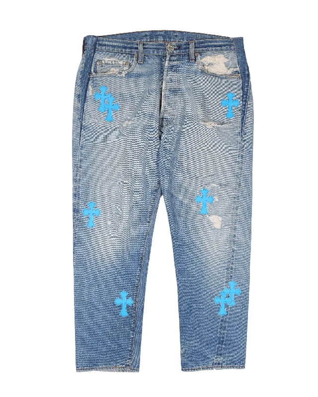 Flexible Styles LEVI'S CROSS PATCH DENIM