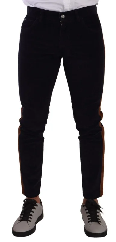 Street Apparel Dolce & Gabbana Elegant Slim Fit  for the Modern Men's Man