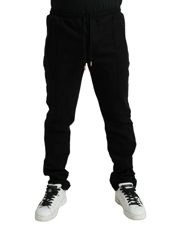Functional Layers Dolce & Gabbana Elegant  Cotton Blend Jogger Men's Pants