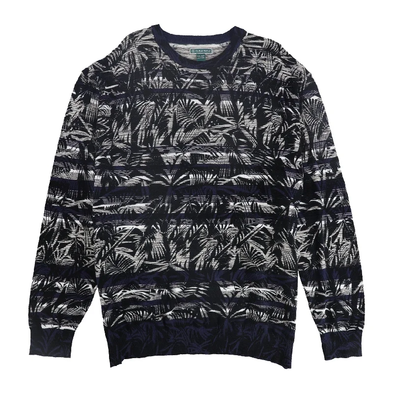 Cool Streetwear Cubavera Mens Palm Tree Pullover Sweater