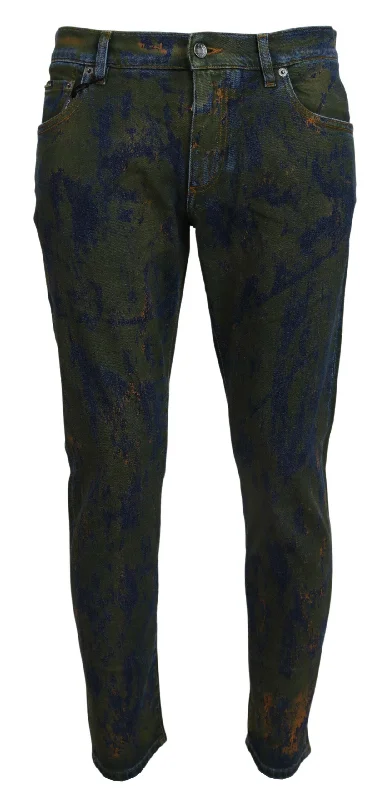 Everyday Jackets Dolce & Gabbana Chic Slim-Fit blue Jeans in  Men's Wash