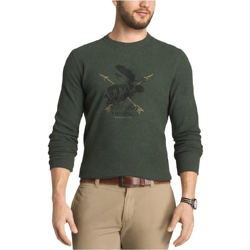 Cozy Basics G.H. Bass & Co. Mens Outdoor Crew Thermal Sweater