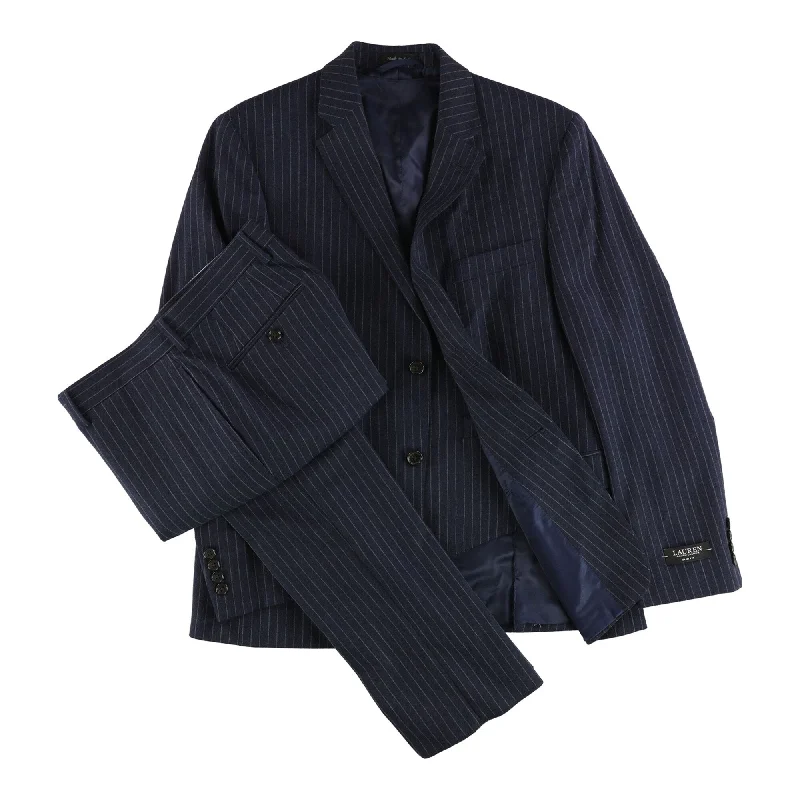Soft Knitwear Ralph Lauren Mens Pinstripe Formal Tuxedo, Blue, 38 Short / 32W x 35L Soft Knitwear Ralph Lauren Mens Pinstripe Formal Tuxedo, Blue, 38 Short / 32W x 35L