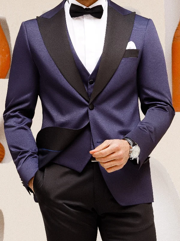 Everyday Jackets Navy Slim-Fit Tuxedo 3-Piece