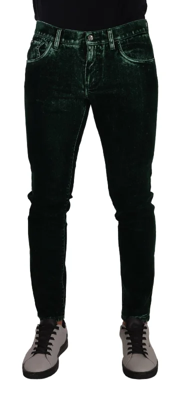 All-Weather Wear Dolce & Gabbana Sleek Cotton-Blend Skinny blue Men's Jeans