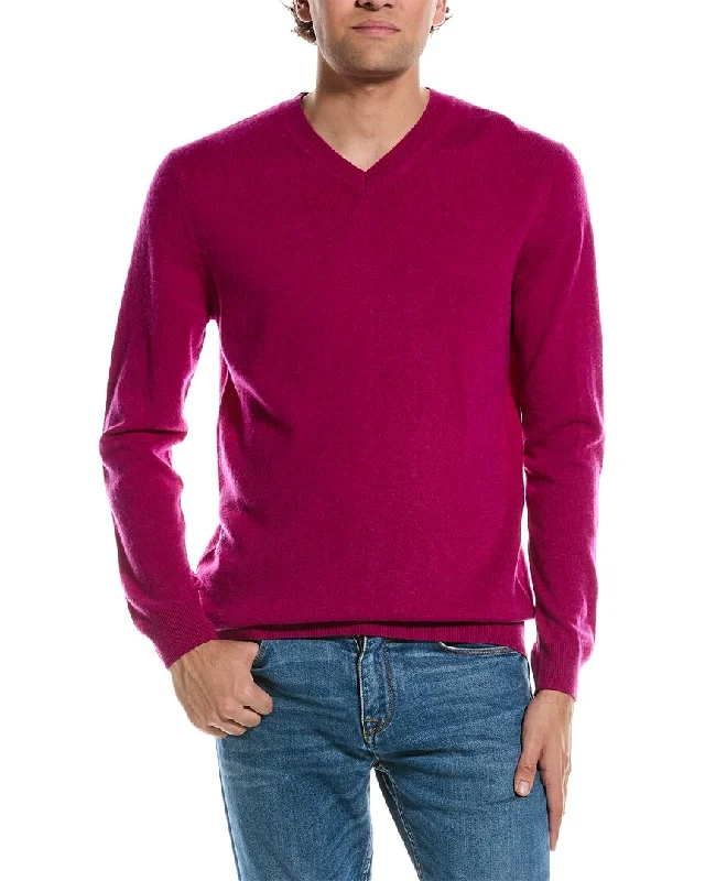 Premium Outerwear Forte V-Neck Cashmere Sweater