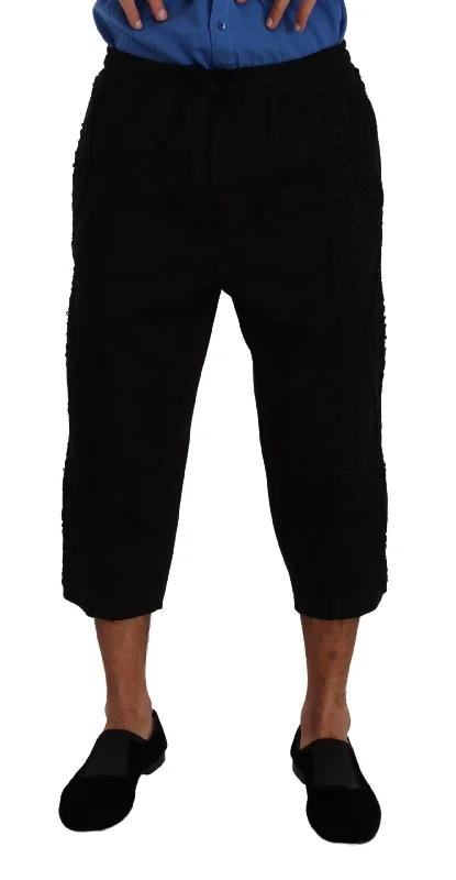 Cool Wearables Dolce & Gabbana Elegant  Cotton Blend Cropped Men's Pants