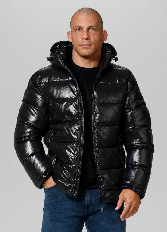 Easygoing Look Men's winter hooded jacket Pepperwood