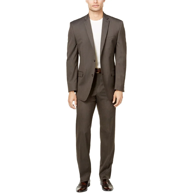 Relaxed Streetwear Marc New York Mens Pinstripe Formal Tuxedo, Brown, 36 Short / 29W x 30L Relaxed Streetwear Marc New York Mens Pinstripe Formal Tuxedo, Brown, 36 Short / 29W x 30L