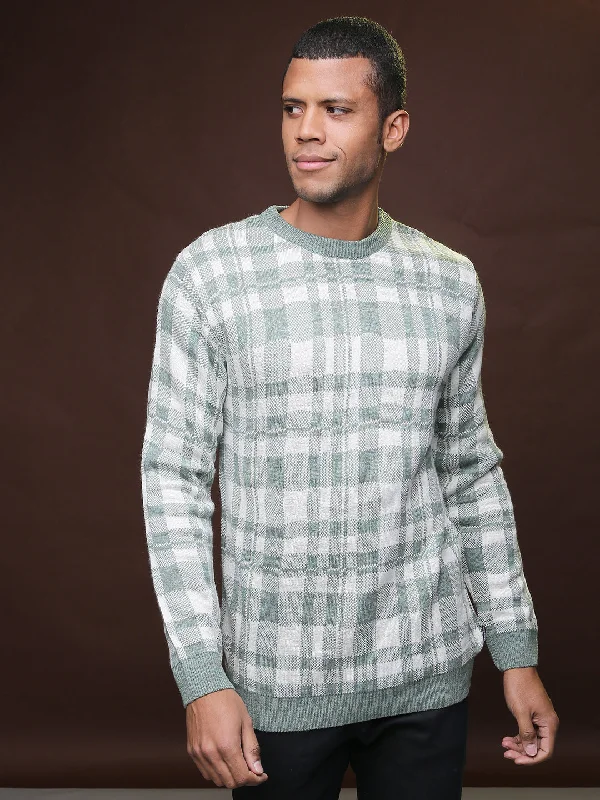 Smart Tops Campus Sutra Men Stylish Checks Casual Sweaters