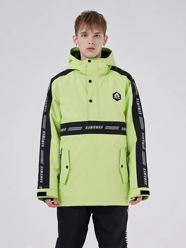 Comfy Styles Men's RAWRWAR Mountains Call Anorak Cargo Jacket Winter Coat
