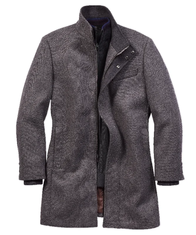Stylish Layers Hart Schaffner Marx Genoa Wool Blend Twill Car Coat