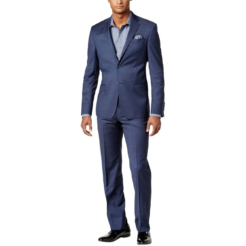Casual Looks DKNY Mens Tow Piece Formal Tuxedo, Blue, 40 Regular / 33W x 37L