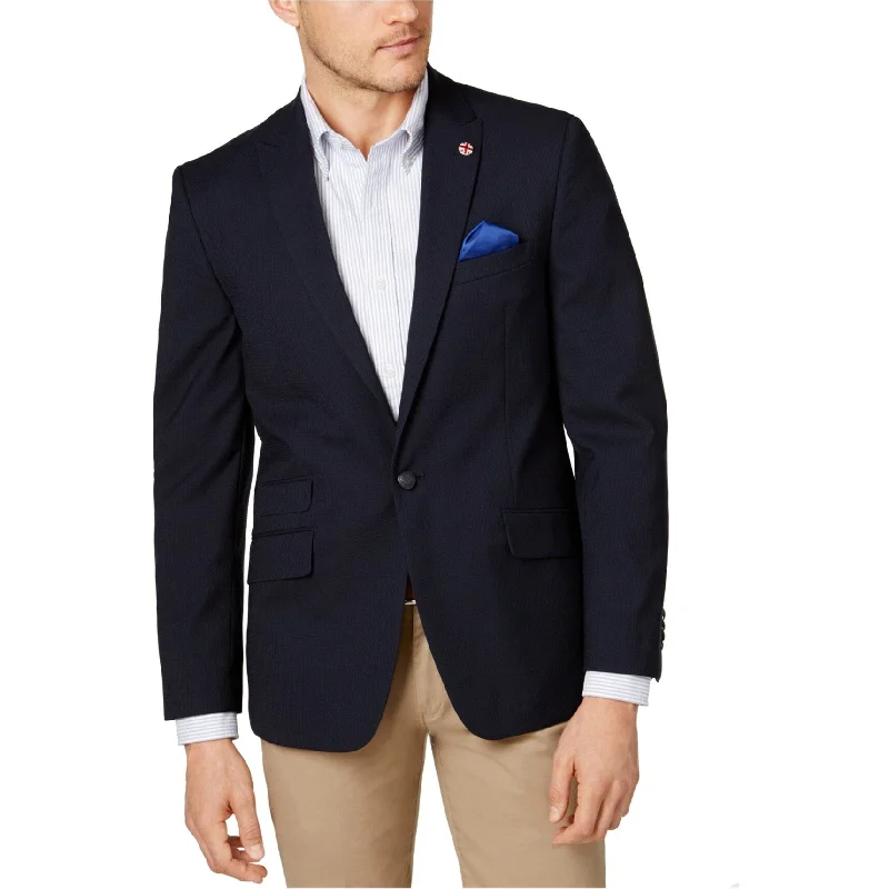Street Fashion Ben Sherman Mens Peak Lapel One Button Blazer Jacket, Blue, 40 Long Street Fashion Ben Sherman Mens Peak Lapel One Button Blazer Jacket, Blue, 40 Long