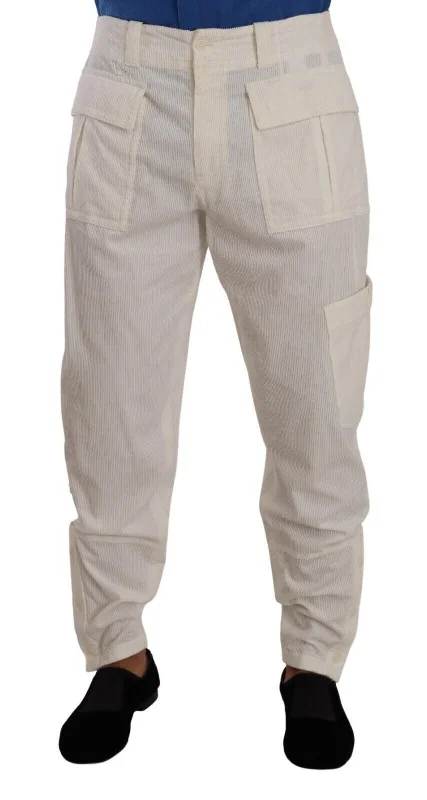 Simple Comfort Dolce & Gabbana Elegant  Cargo Pants - Regular Men's Fit