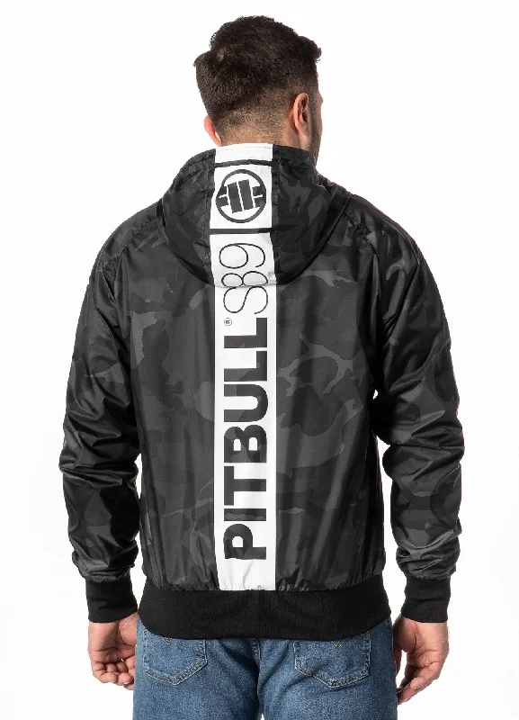 Comfy Hoodies Men's hooded jacket Athletic Hilltop - All Black Camo