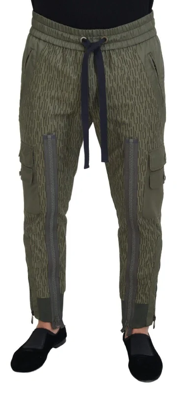 Light T-shirts Dolce & Gabbana Elegant  Cotton Blend Men's Pants