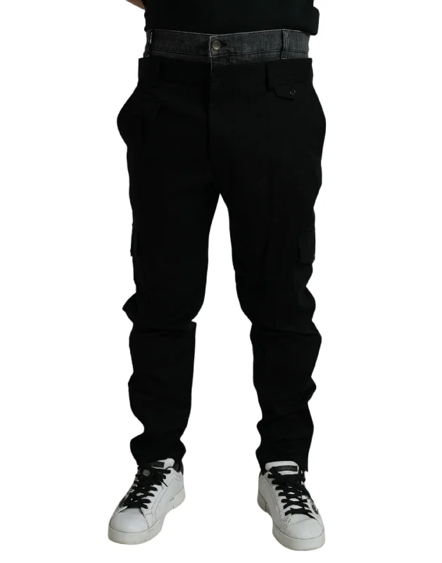 Cozy Pants Dolce & Gabbana Elegant Cotton Stretch Jogger Men's Pants