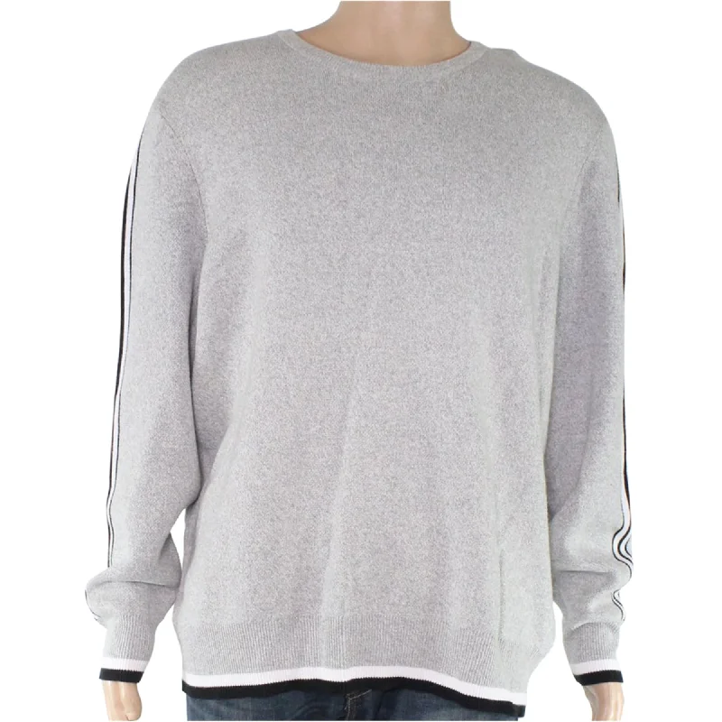 Outdoor Outfits I-N-C Mens Striped Pullover Sweater