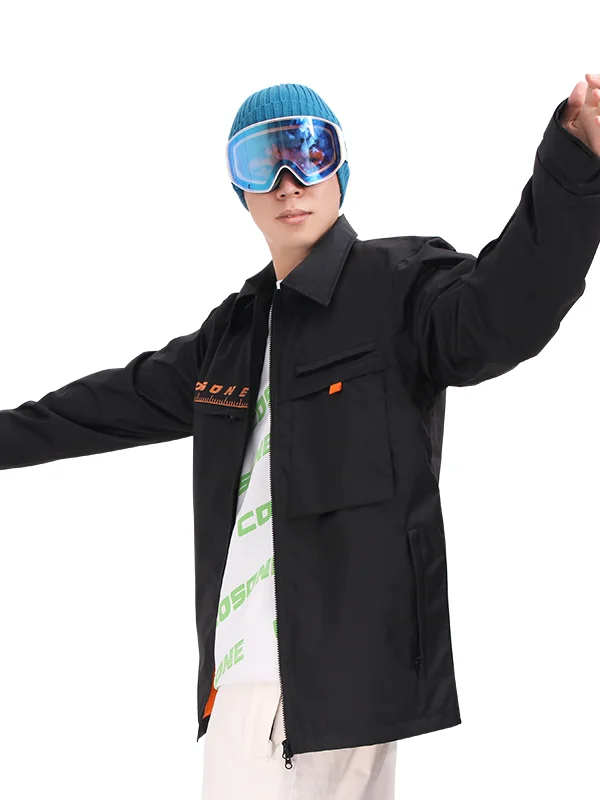Cozy Basics Men's Cosone Adept Zip Snow Coach Jacket
