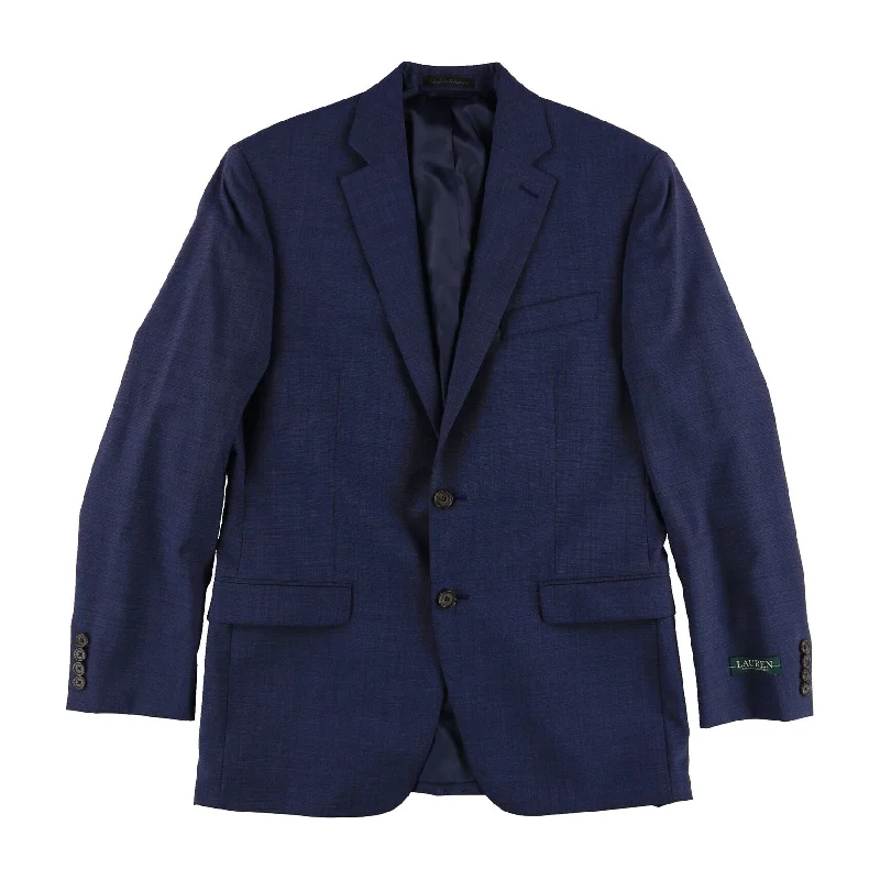 Comfy Styles Ralph Lauren Mens Ultraflex Two Button Blazer Jacket, Blue, 42 Regular