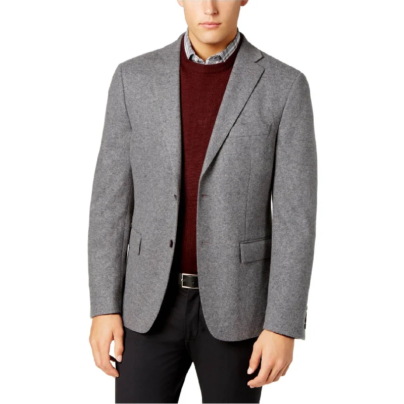 Sport-Inspired Gear Ryan Seacrest Mens Slim-Fit Two Button Blazer Jacket, Grey, 40 Long Sport-Inspired Gear Ryan Seacrest Mens Slim-Fit Two Button Blazer Jacket, Grey, 40 Long