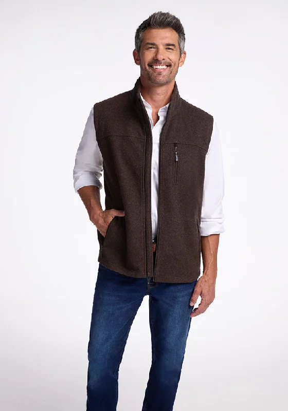 Stylish Shoes Stowe Vest - Maple Melange