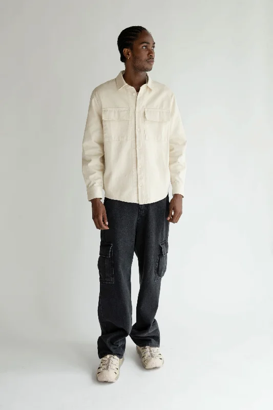 Comfortable Knitwear COTTON TWILL SHIRT