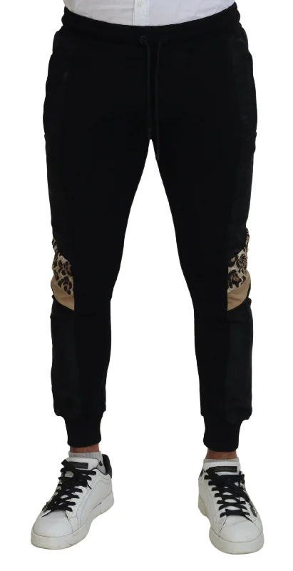 Lightweight T-shirts Dolce & Gabbana Elegant  Jogger Pants for the Modern Men's Man
