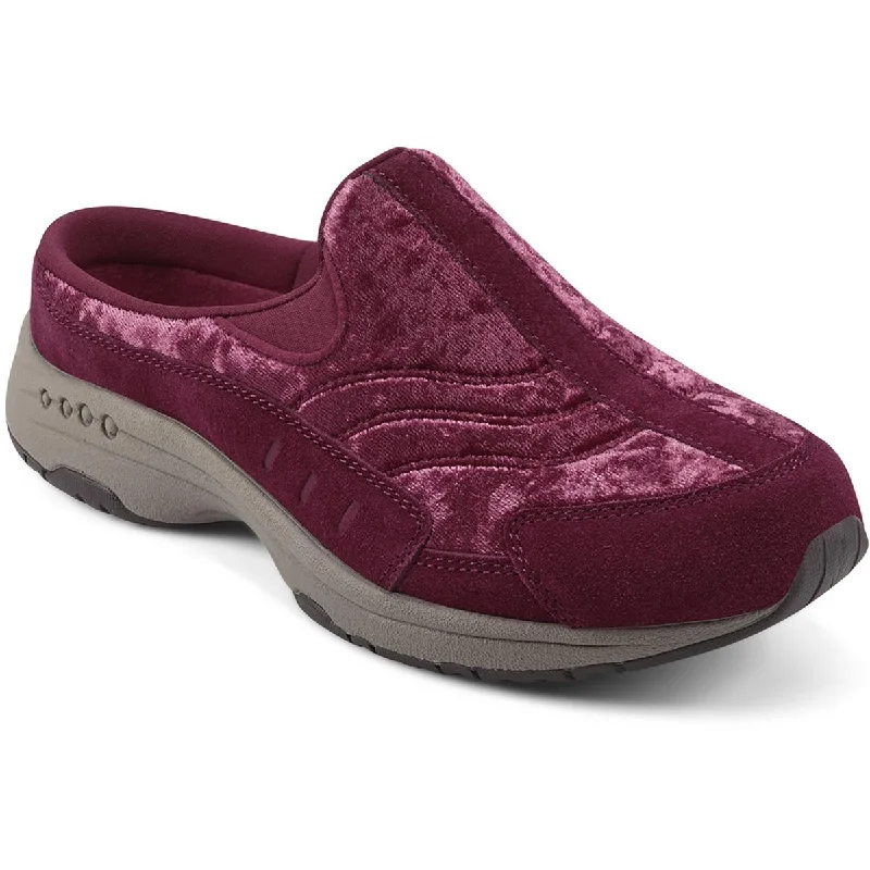 Easy Spirit Womens Travel Time  567 Cushioned Footbed Suede Mules