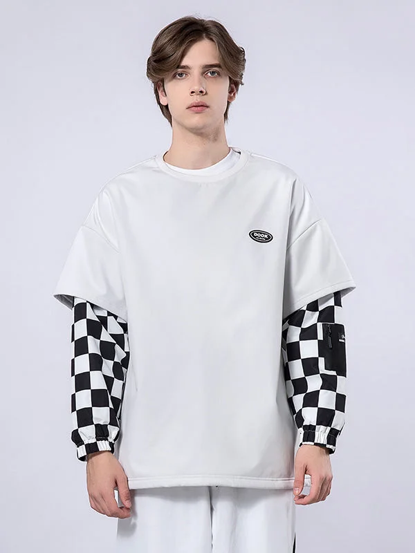 Easy Pants Men's Dook Snow Fake Two Crew Neck Sweater
