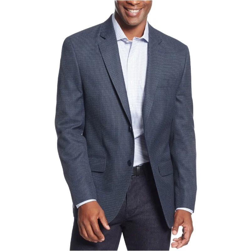 Urban Layers Andrew Fezza Mens Classic-Fit Check Two Button Blazer Jacket, Blue, 38 Regular Urban Layers Andrew Fezza Mens Classic-Fit Check Two Button Blazer Jacket, Blue, 38 Regular