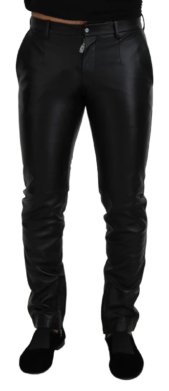 Smart Looks Dolce & Gabbana Elegant  Agnello Trousers for Men's Men