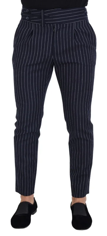 Smart Looks Dolce & Gabbana Sophisticated  Wool Blend Men's Trousers