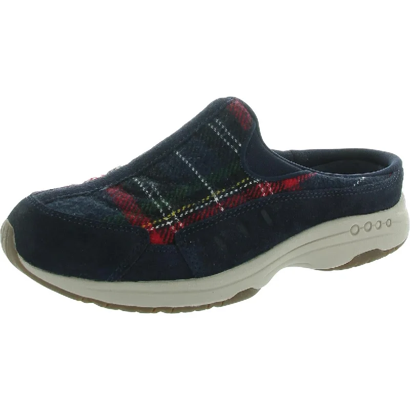 Easy Spirit Womens Travel Time  Removable Padding Leather Mules