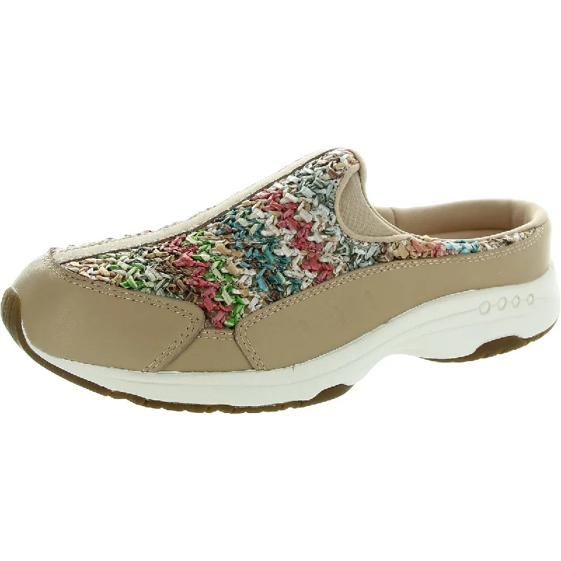 Easy Spirit Womens TRAVELTIME609 Laceless Knit Mules