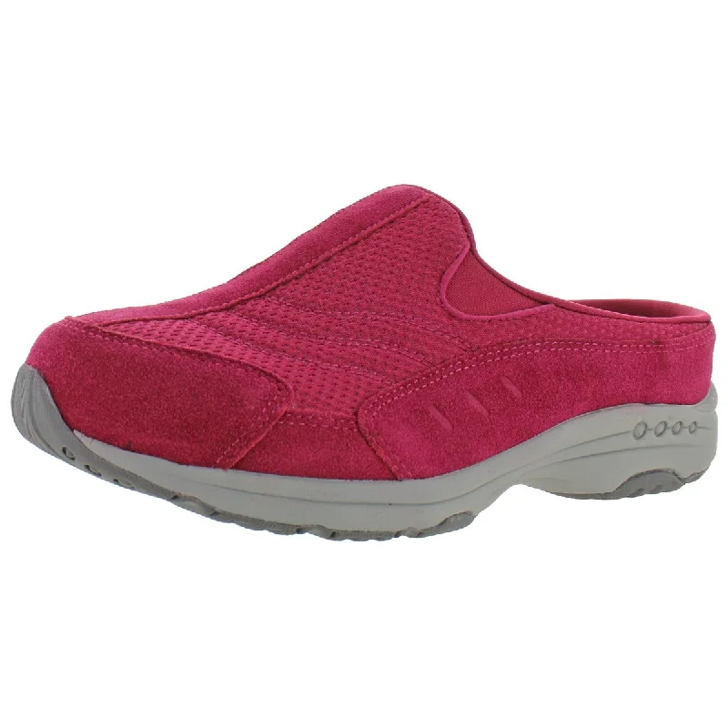 Easy Spirit Womens Travel Time 266 Suede Slip-On Clogs
