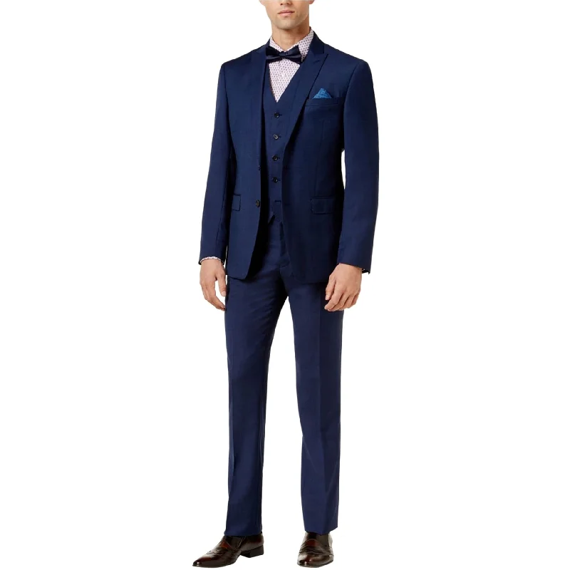 Relaxed Activewear Tallia Mens Neat Two Button Blazer Jacket, Blue, 44 Short
