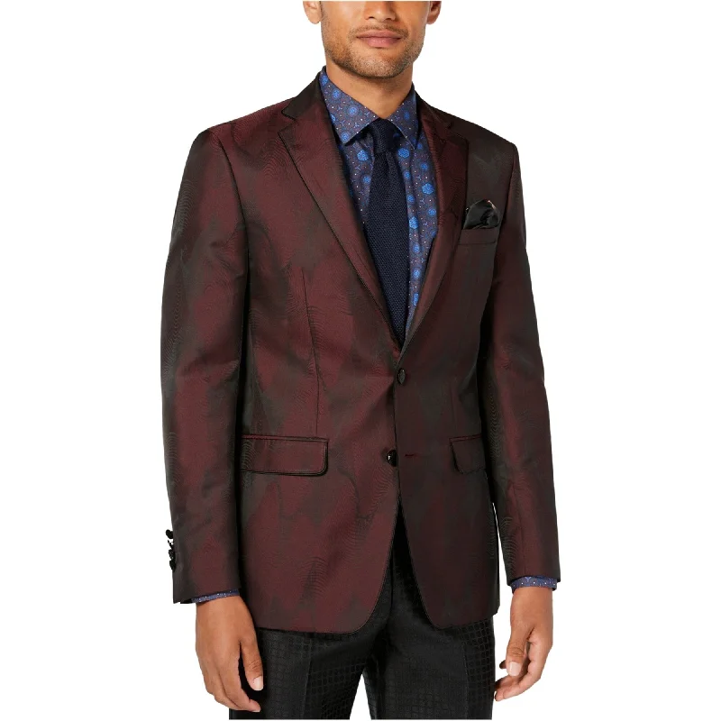 Relaxed Layers Tallia Mens New Wave Two Button Blazer Jacket, Red, 38