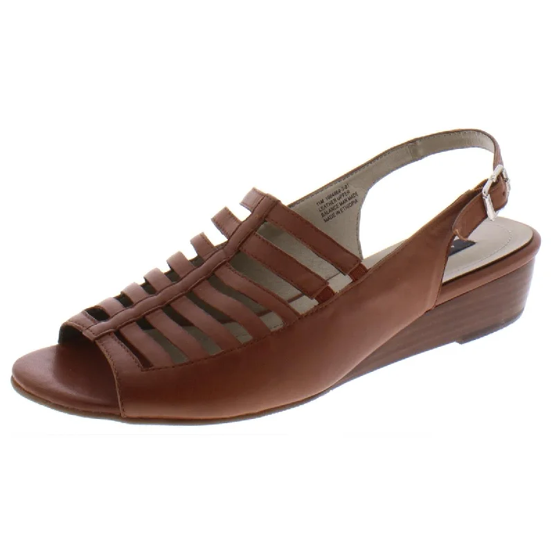 Ergonomic Shoes Array Womens Iris Leather Huarache Slingback Sandals