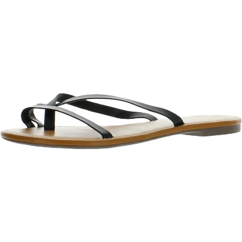 Soft Sole Sneakers Ava + Esme Womens Bonnie Open Toe Slip On Flip-Flops